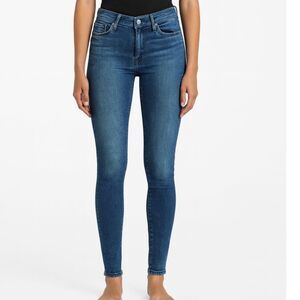 Frame Women's Le skinny de Jeanne size 27 medium wash casual preppy boho modern